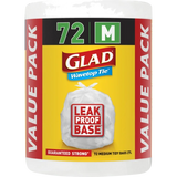 142010 Glad Wavetop Tie Scent Medium Tidy Bags 72x27L Z181.