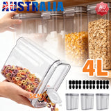 142016 Merge Food Storage Jar Set 4Pcs Kitchen Grain Container Airtight Ceral Canister Box Z198 xxxxxxx You 100826.