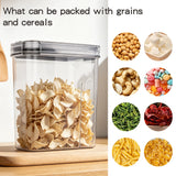 142016 Merge Food Storage Jar Set 4Pcs Kitchen Grain Container Airtight Ceral Canister Box Z198 xxxxxxx You 100826.