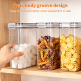 142016 Merge Food Storage Jar Set 4Pcs Kitchen Grain Container Airtight Ceral Canister Box Z198 xxxxxxx You 100826.