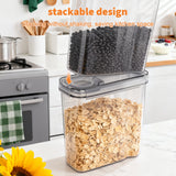 142016 Merge Food Storage Jar Set 4Pcs Kitchen Grain Container Airtight Ceral Canister Box Z198 xxxxxxx You 100826.