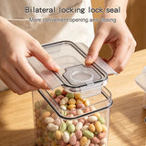 142016 Merge Food Storage Jar Set 4Pcs Kitchen Grain Container Airtight Ceral Canister Box Z198 xxxxxxx You 100826.