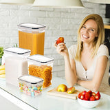 142017 Merge 8 Pcs Airtight Food storage Containers Kitchen Dry Food Pantry Z198 xxxxxxx You 100826.