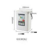142027 Merge 9L Hanging Bin Wall mounted Rubbish Waste Rubbish Bin Kitchen Dining Cabinet Under Sink Trash Can Z261 xxxxxxx You 230426.