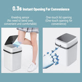 142029 Merge Automatic Sensor Waste Trash Bin 12L Motion Kitchen Rubbish Bins Touchless White Z261 xxxxxxx You 230426.