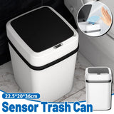 142029 Merge Automatic Sensor Waste Trash Bin 12L Motion Kitchen Rubbish Bins Touchless White Z261 xxxxxxx You 230426.