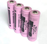 1514116 Merge 2 Pieces 3800mAh Button Top Lithium Batteries Rechargeable Pink X132 xxxxxxx You 140126.