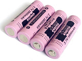 1514115 Merge 4 Pieces 3800mAh Button Top Lithium Battery Rechargable Pink X132 xxxxxxx You 251225.