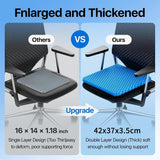 160171 Merge Gel Honeycomb Seat Cushion Flex Back Support Spine Breathable Protector Relief Z205 xxxxxxx You 030126.