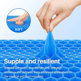 160171 Merge Gel Honeycomb Seat Cushion Flex Back Support Spine Breathable Protector Relief Z205 xxxxxxx You 030126.