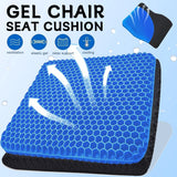160172 Merge Gel Seat Cushion Double thick Cool Gel Hone comb Seat For Home Office Chair Car Z205 xxxxxxx You 030126.