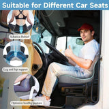 160176 Merge Memory Foam Seat Cushion W/Lumbar Support Pillow For Back And Sciatica Pain Z205.