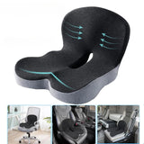 160176 Merge Memory Foam Seat Cushion W/Lumbar Support Pillow For Back And Sciatica Pain Z205.