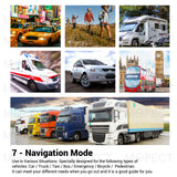 16119 Merge 7" Car Truck Sat Nav GPS Navigation 8GB Free Lifetime World Maps Touch Screen Z173 xxxxxxx You 271225.