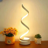 16122 Merge Modern Sprial LED Table Desk Lamp Dimmable Bedside Touch Reading Night Light Z195 xxxxxxx You 080526.