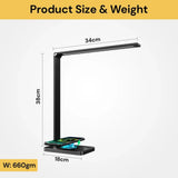 16124 Merge Dimmable LED Touch Control Table Lamp Reading Night Light Wireless Phone Charger Z198 xxxxxxx You 080526.