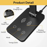16124 Merge Dimmable LED Touch Control Table Lamp Reading Night Light Wireless Phone Charger Z198 xxxxxxx You 080526.