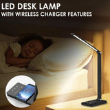 16124 Merge Dimmable LED Touch Control Table Lamp Reading Night Light Wireless Phone Charger Z198 xxxxxxx You 080526.