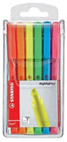 16426 Merge Stabilo Highlighter Flash Fibre Chisel 1mm-3mm Tips Assorted Colours 0173687 Z277 xxxxxxx 200626.
