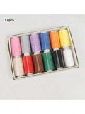 1004512 Merge Assorted Colors #402 Sewing Reels Rolls Cotton Thread 350mx137.8 Per DIY Z253 xxxxxxx You 140627.