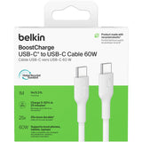 18112 Merge 1 Mt Long Belkin Boost Charge USB Cable C 60W 2.0 PCR Cable 1MT White  Z153.