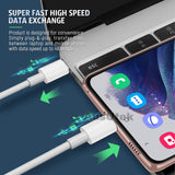 18112 Merge 1 Mt Long 2xType C to USB - C Cable Charge Cable  Data Fast Charger For iPhone 15 Samsung Z153.