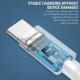 18112 Merge 1 Mt Long 2xType C to USB - C Cable Charge Cable  Data Fast Charger For iPhone 15 Samsung Z153.
