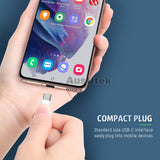18112 Merge 1 Mt Long 2xType C to USB - C Cable Charge Cable  Data Fast Charger For iPhone 15 Samsung Z153.