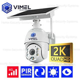 18215 Merge 24/7 4G Wireless Solar Security Camera 128GB Ultra HD 2K PTZ With Batteries 18650
