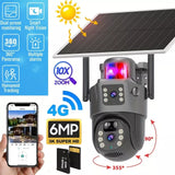 18213 Merge 4G Dual Lens Wireless Solar Security Camera Outdoor Home IP CCTV Diamond Sale Celebration Z126.