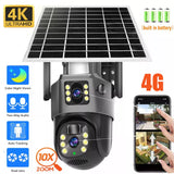 18213 Merge 4G Dual Lens Wireless Solar Security Camera Outdoor Home IP CCTV Diamond Sale Celebration Z126.