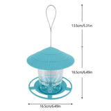 20108 Merge Bird Feeder Automatic Foot Feeding Tool Outdoor Feeder Hanging Blue Z129 xxxxxxx You 170426.