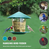 20108 Merge Bird Feeder Automatic Foot Feeding Tool Outdoor Feeder Hanging Blue Z129 xxxxxxx You 170426.