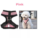 20114 Merge Pet Dog Cat Puppy Soft Leash Vest Mesh Breathe Adjustable Harness Braces Cloths M Z128.