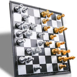 20131 Merge Large Chest Board Set Folding Gold And Silver Magnetic Chessboard Z245 xxxxxxx You 190326.