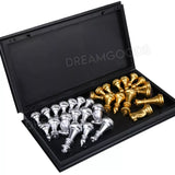 20131 Merge Large Chest Board Set Folding Gold And Silver Magnetic Chessboard Z245 xxxxxxx You 190326.