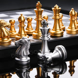20131 Merge Large Chest Board Set Folding Gold And Silver Magnetic Chessboard Z245 xxxxxxx You 190326.