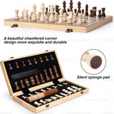 20132 Merge Large Magnetic Chess Wooden Set Folding Chessboard Pieces Wood Board Game Z245 xxxxxxx You 190326.