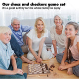 20132 Merge Large Magnetic Chess Wooden Set Folding Chessboard Pieces Wood Board Game Z245 xxxxxxx You 190326.