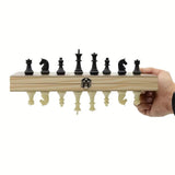 20134 Merge Magnetic Wooden Folding Chessboard Set With Felted Board Interior storage 24cm Z245 xxxxxxx You 190326.