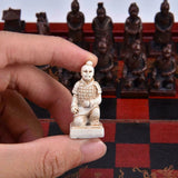 20139 Merge Vintage Chinese Terracotta Warriors Chess Set Board Game Gift Friends Family Z167 Z245.