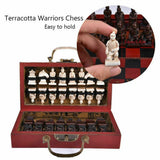 20139 Merge Vintage Chinese Terracotta Warriors Chess Set Board Game Gift Friends Family Z167 Z245.