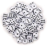 20143 Merge 10 Pack White Large Dice Sets For Board Games Z287 xxxxxxx You