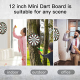 20153 Merge 12" Dartboard Board with Steel Darts Professional Competition Party Game Z328 20153.