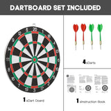 20153 Merge 12" Dartboard Board with Steel Darts Professional Competition Party Game Z328 20153.