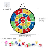 20154 Merge 74cm Large Dart Board For Kids Dart Board With Sticky Balls double Sided Z328 Z202 141026.