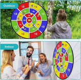 20154 Merge 74cm Large Dart Board For Kids Dart Board With Sticky Balls double Sided Z328 Z202 141026.
