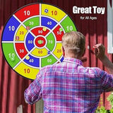 20154 Merge 74cm Large Dart Board For Kids Dart Board With Sticky Balls double Sided Z328 Z202 141026.