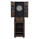 20167 Merge Picket House Furnishings Tyson Dartboard Cabinet Z329 151026.