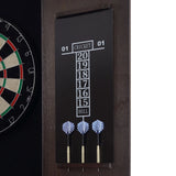 20167 Merge Picket House Furnishings Tyson Dartboard Cabinet Z329 151026.